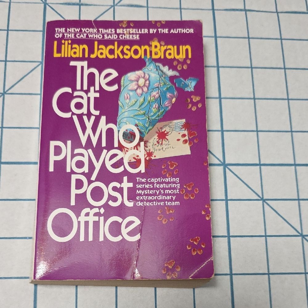3/$21 The Cat Who Played Post Office By Lilian Jackson Braun Paperback Book
